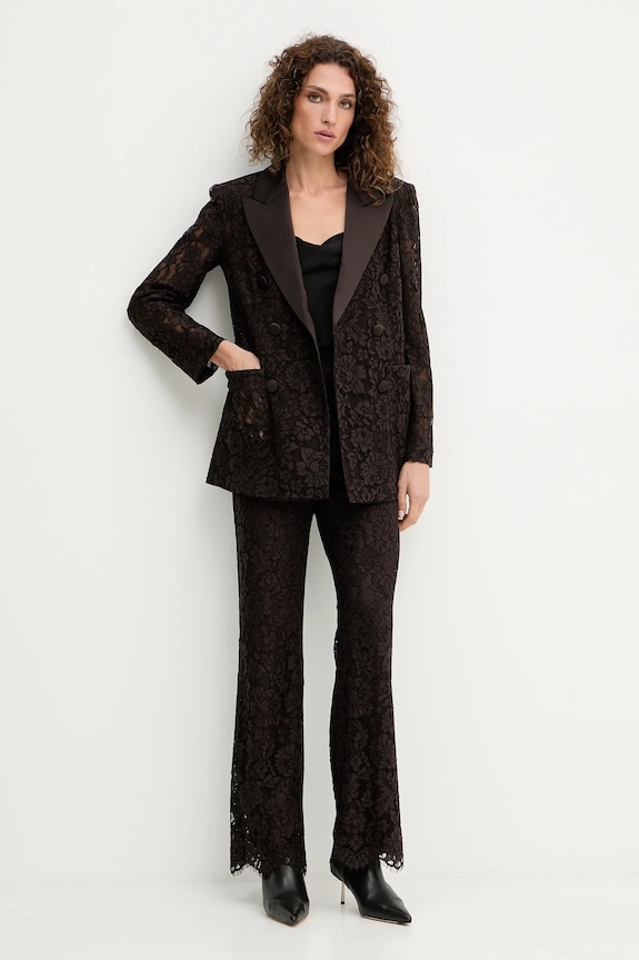 Luisa Spagnoli marynarka 542291 brązowy AW25