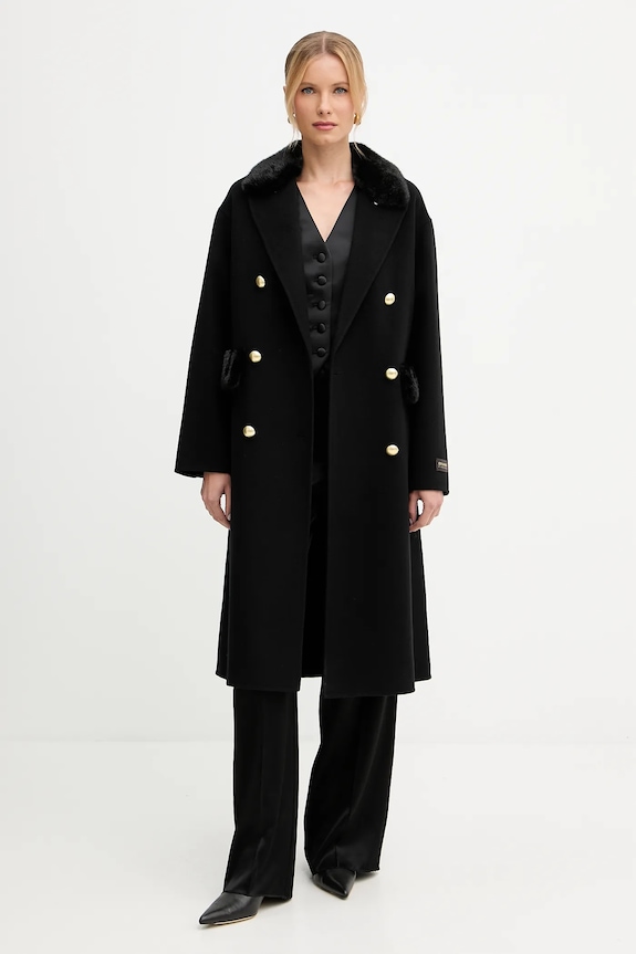 Luisa Spagnoli gilet 542471 nero AW25