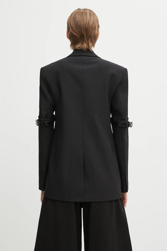 Îmbrăcăminte Coperni sacou Logo Belted COPV37F3004 negru