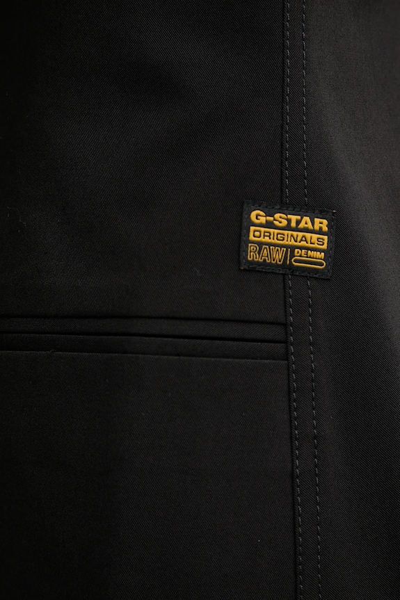 Blúzka s prímesou vlny G-Star Strapless D27755.E068 čierna