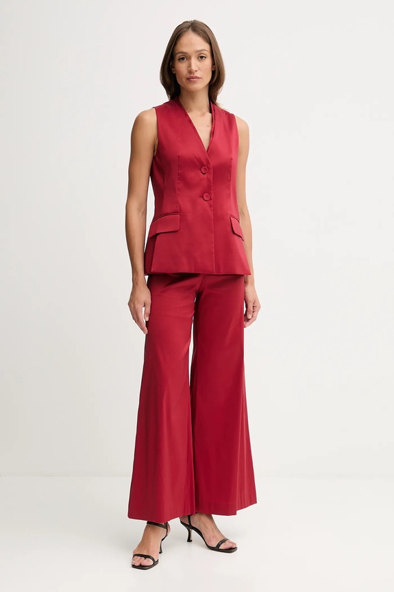 Pedro del Hierro kamizelka 7312261 bordowy AW25