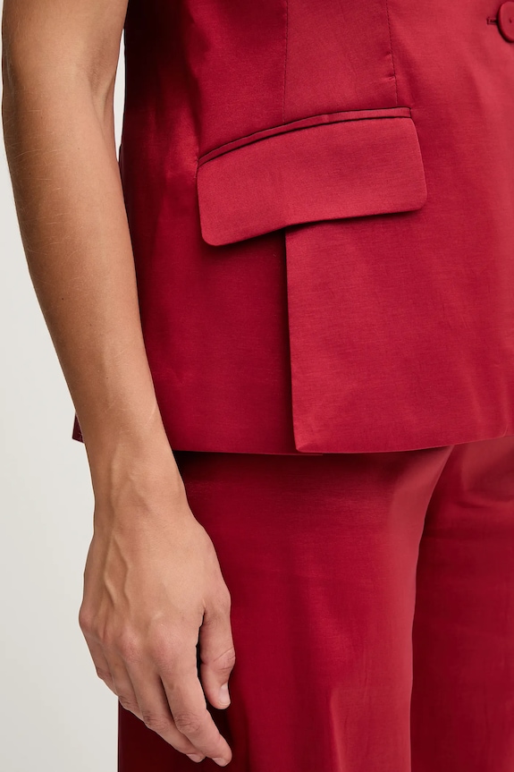 Pedro del Hierro kamizelka 7312261 bordowy