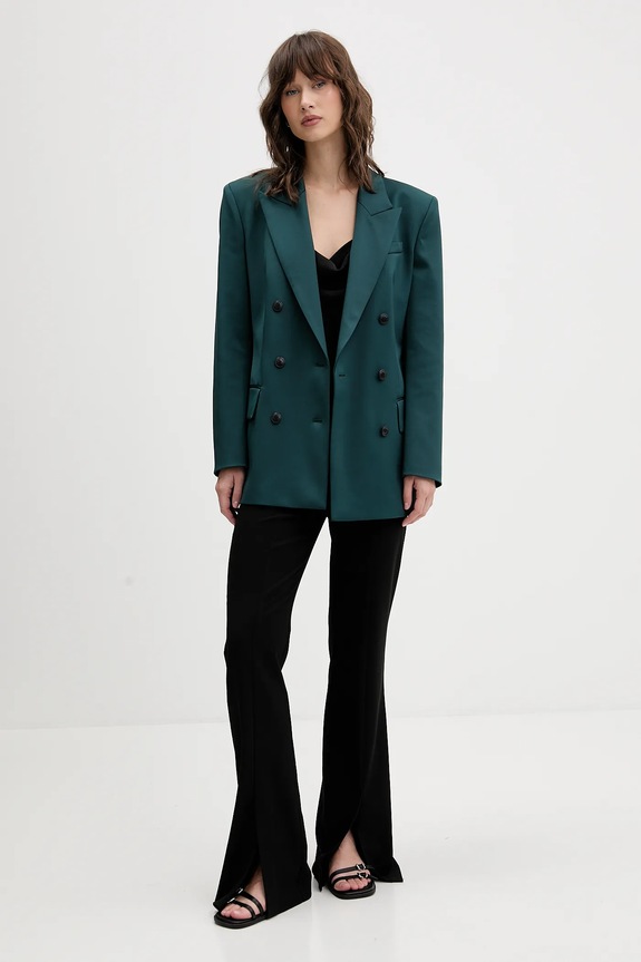 HUGO marynarka Alenina 50547643 zielony AW25