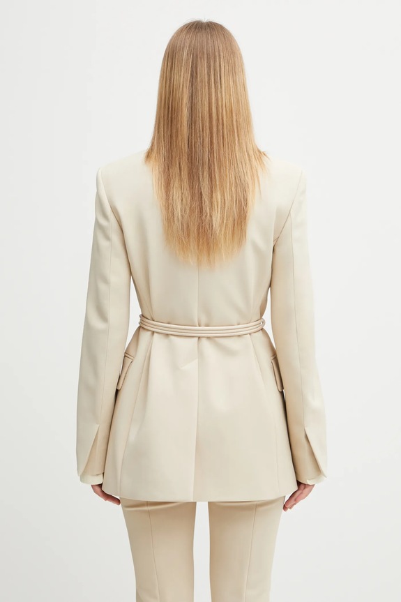 Odzież Sportmax marynarka GLASSA 2522046031600 beżowy