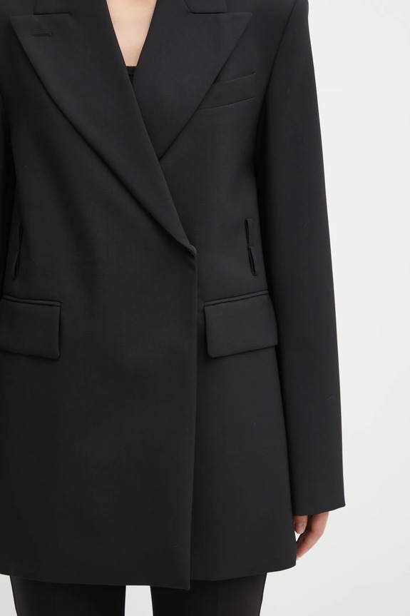 Sportmax giacca in lana TUBINGA 2522046051600 nero
