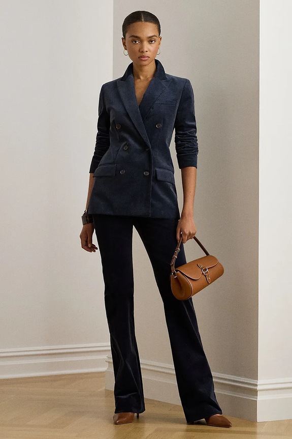 Odzież Lauren Ralph Lauren marynarka 200P03549 granatowy