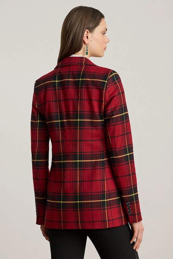 Lauren Ralph Lauren gyapjúkeverék felső 200979944 piros AW25