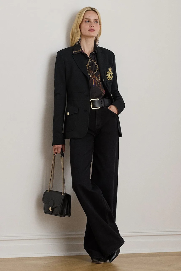 Odzież Lauren Ralph Lauren marynarka 200980022 czarny