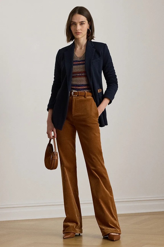 Lauren Ralph Lauren marynarka 200980021 granatowy
