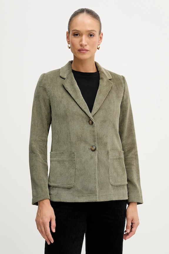 United Colors of Benetton blazer con aggiunta di lana tessuto verde 2Q5GDW03I