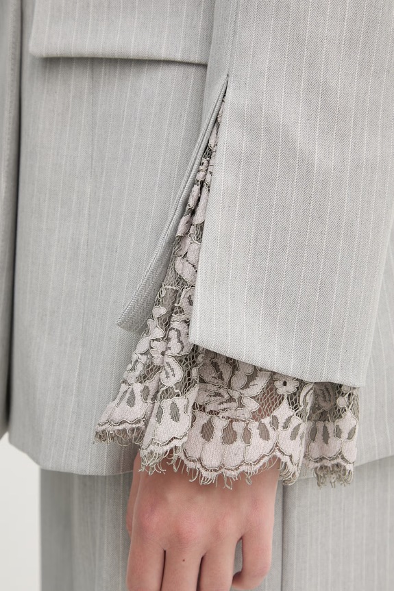 Haveone marynarka dwurzędowa damska JGE.P031 szary