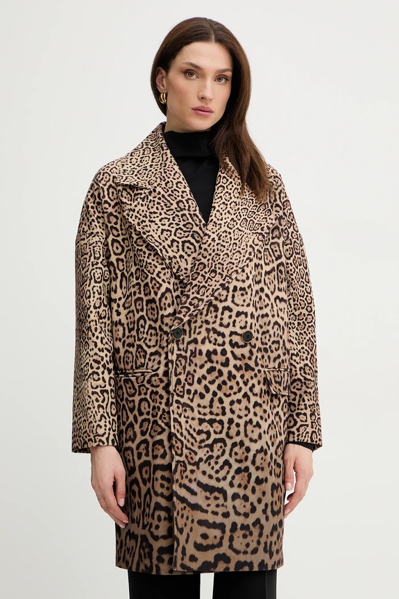 Kabát Marciano by Guess MINA oversize hnedá 5YGL20.7348A