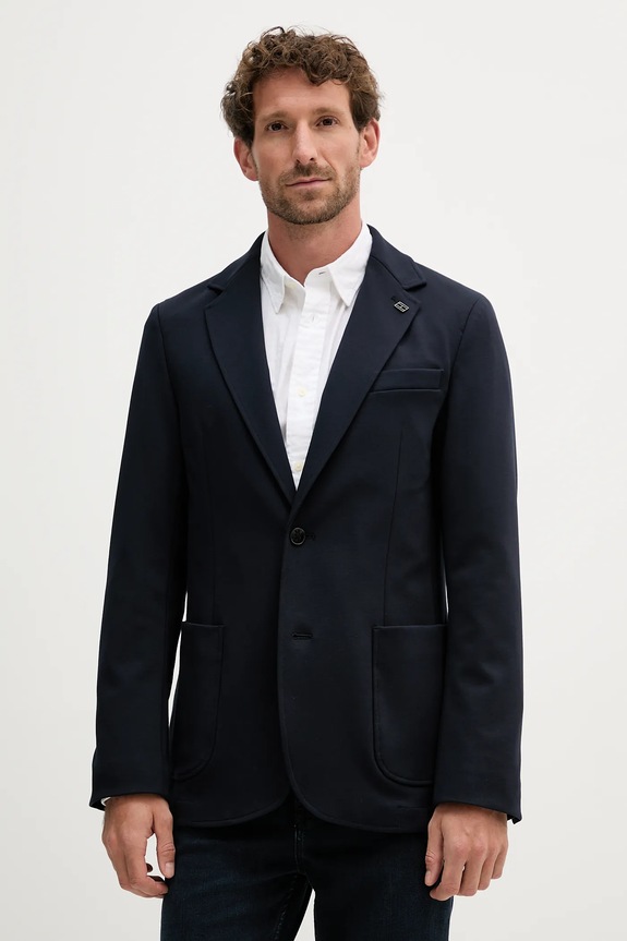 Σακάκι Tommy Hilfiger σκούρο μπλε MW0MW39742