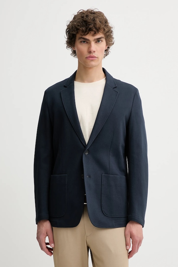 Rag & Bone marynarka regular granatowy MBW25P4006PIML