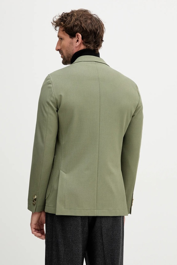 Îmbrăcăminte BOSS sacou din lână P-Hanry-WG-253 50546055 verde