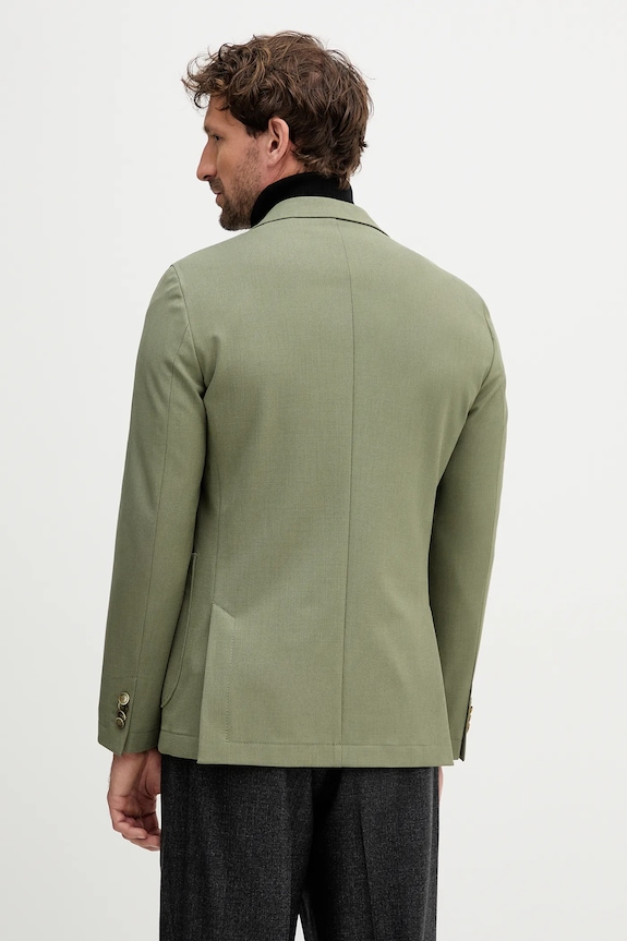 Îmbrăcăminte BOSS sacou din lână P-Hanry-WG-253 50546055 verde