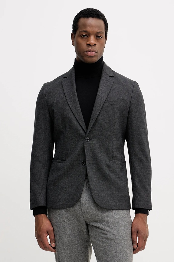 Sisley giacca slim grigio 2SDDSW02F