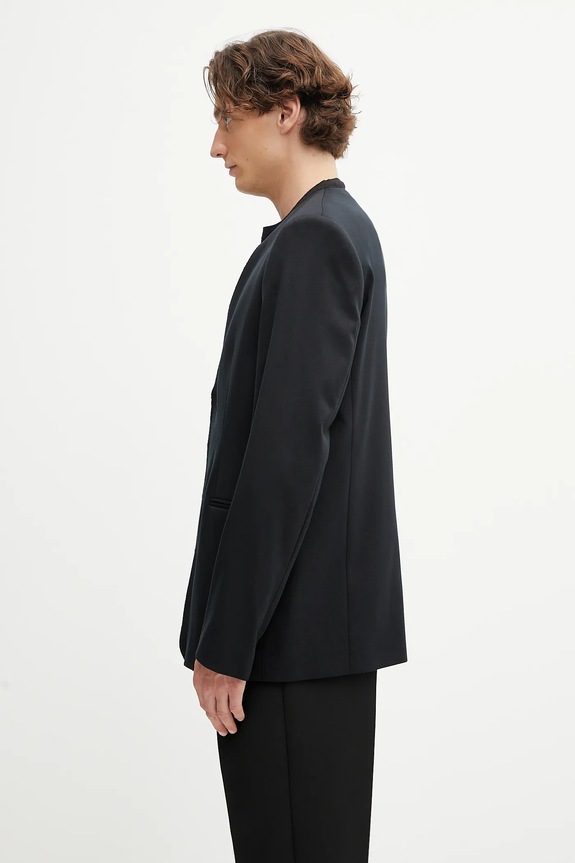 MM6 Maison Margiela gyapjú kabát x MM6 Wardro SH0BN0007.M35153.900 fekete SS26