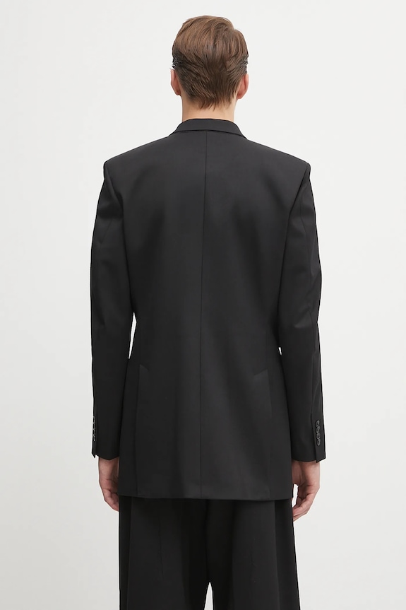 Îmbrăcăminte VETEMENTS geacă de lână Fitted Zip Tailored UH76TJ500B negru