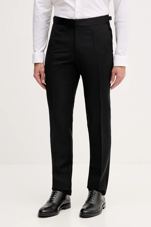 BOSS abito in lana H-Huge-2pcs-TuxS-254 nero 50551762