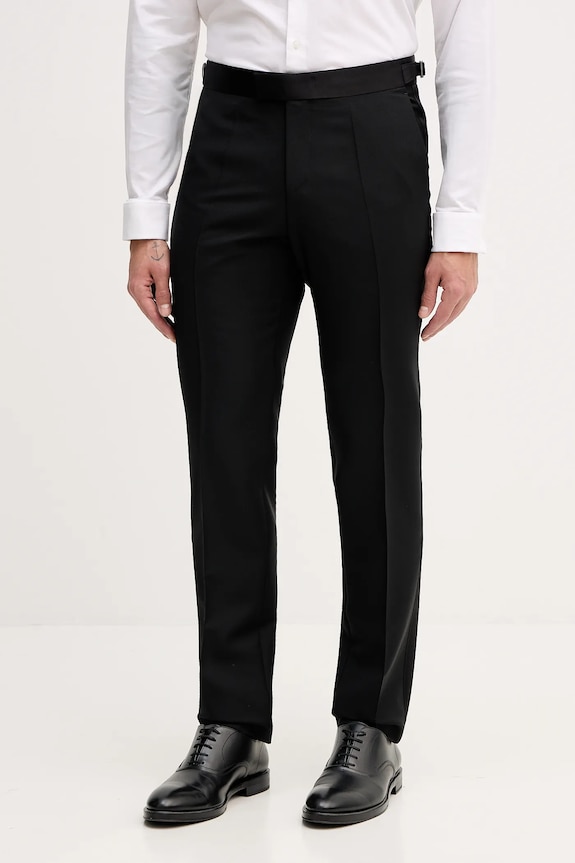 BOSS abito in lana H-Huge-2pcs-TuxS-254 nero 50551762