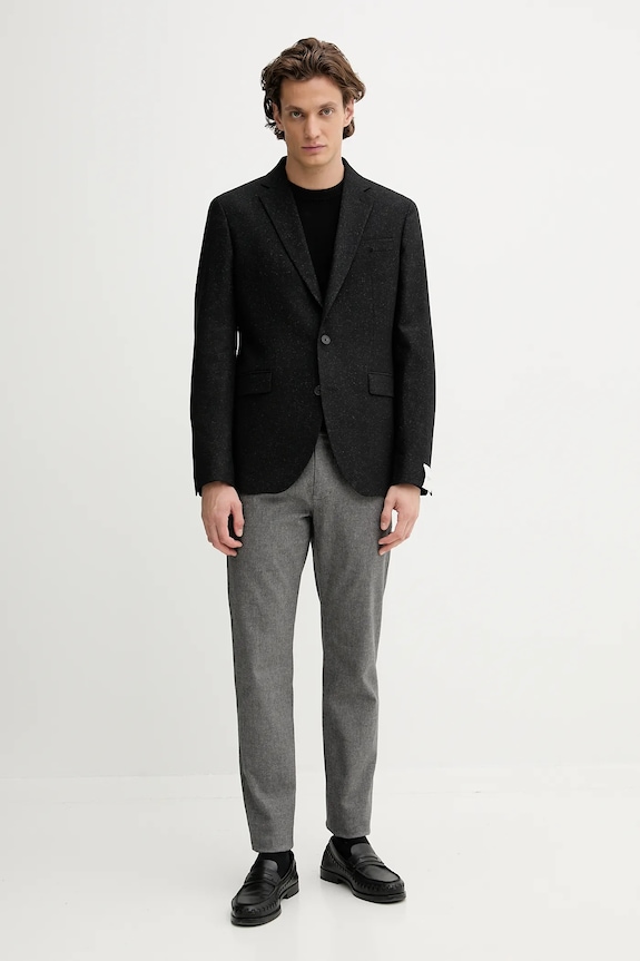 Marc O'Polo gyapjúkeverék felső 529017080094 fekete AW25