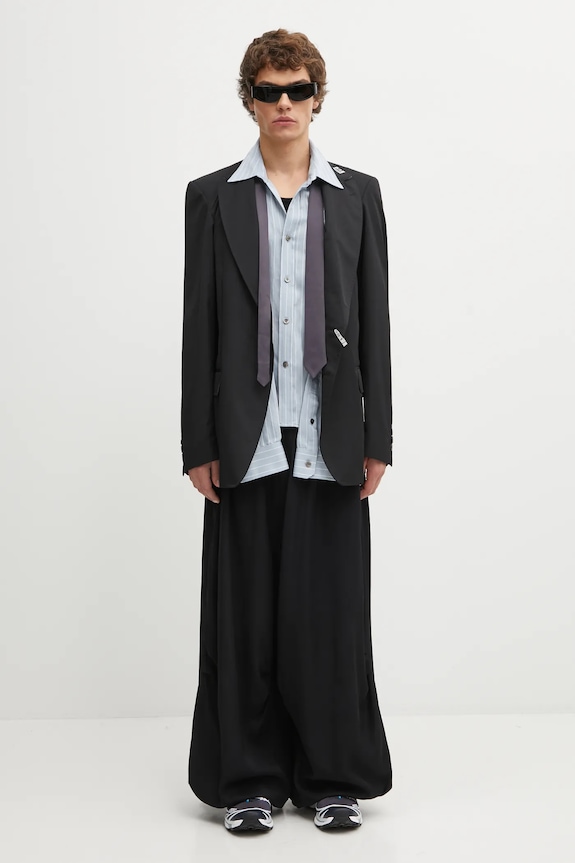 Sako s přídavkem vlny Maison MIHARA YASUHIRO LAYERED A15JK031