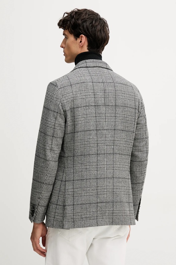 Oblečenie Bunda s prímesou vlny Tommy Hilfiger FSTHL6949.FSTH511 sivá