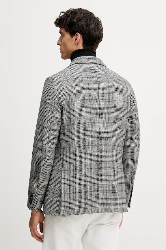 Oblečenie Bunda s prímesou vlny Tommy Hilfiger FSTHL6949.FSTH511 sivá