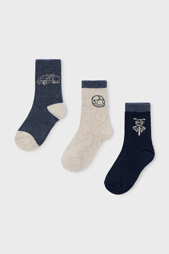 Dětské ponožky Mayoral 3-pack modrá 10050.5J.Mini.9BYA