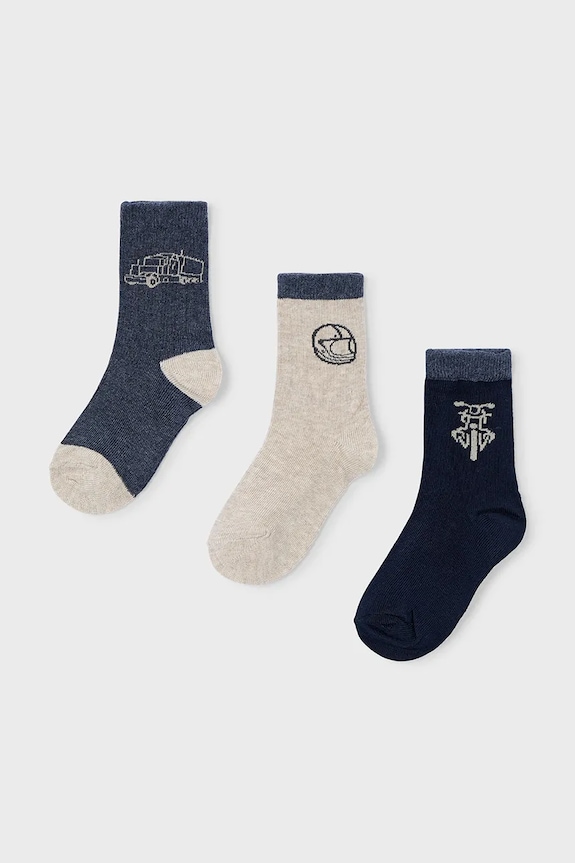 Dětské ponožky Mayoral 3-pack modrá 10050.5J.Mini.9BYA