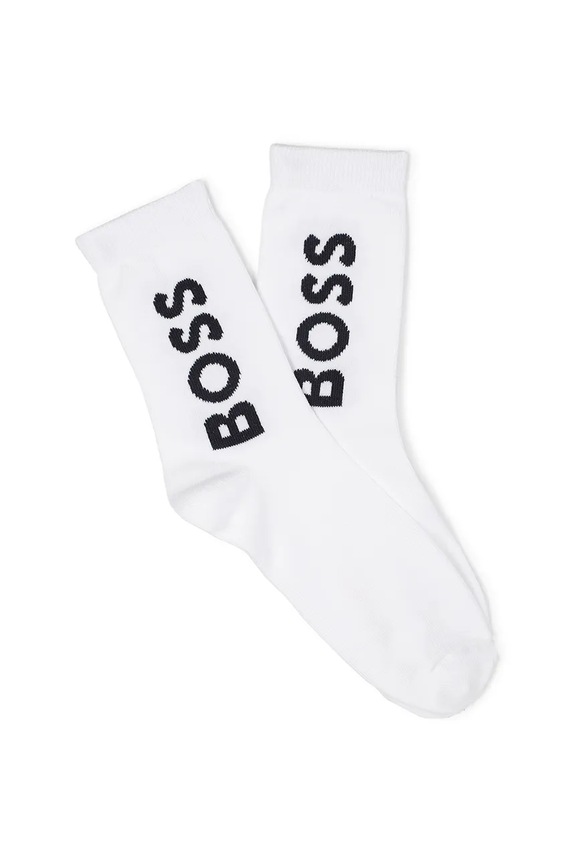 Chlapec Detské ponožky BOSS 3-pak J52636 biela