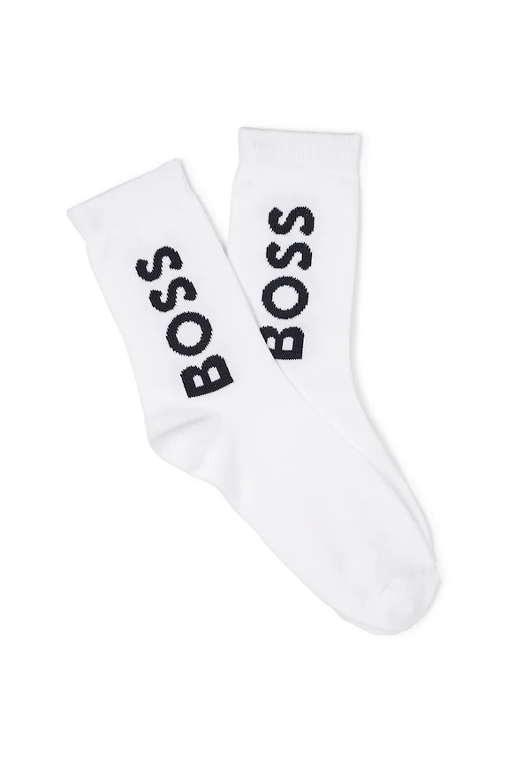 Chlapec Detské ponožky BOSS 3-pak J52636 biela