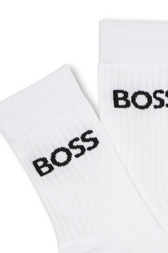 Chlapec Detské ponožky BOSS 5-pak J52638 biela