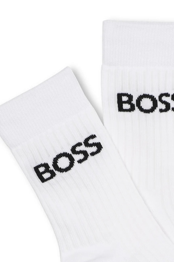 Chlapec Detské ponožky BOSS 5-pak J52638 biela