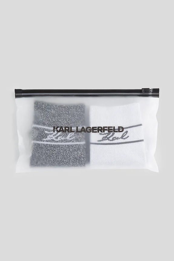Karl Lagerfeld zokni 2 pár fehér A3W43002