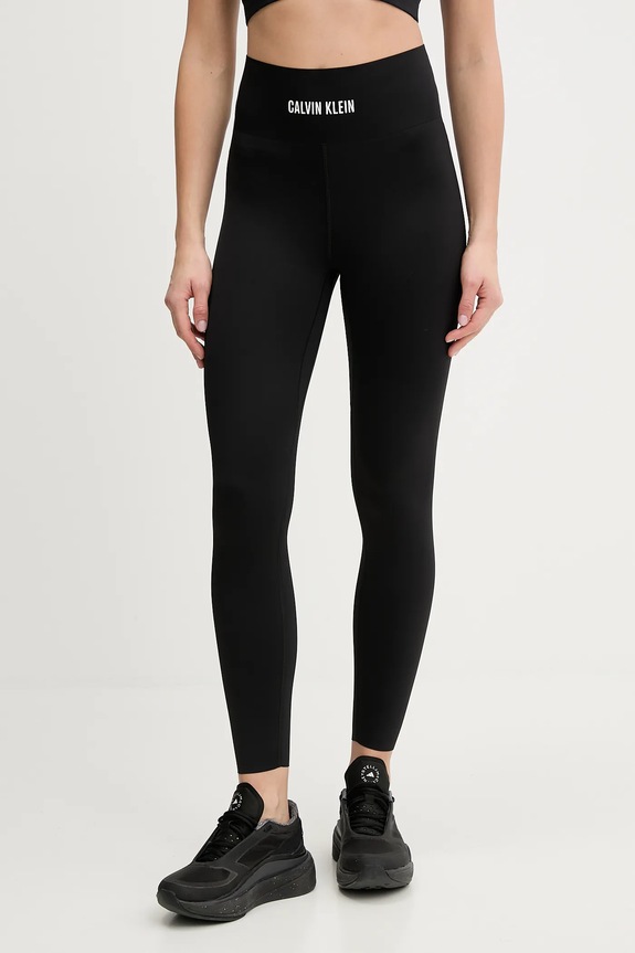 Calvin Klein Performance leggings da allenamento maglia nero LVGWF5L635