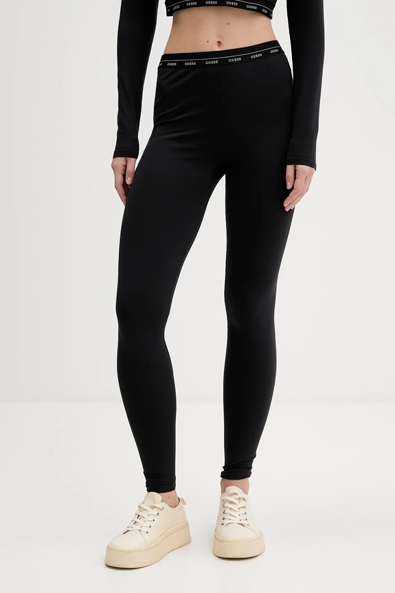 Legíny Guess MATILDE s elastanom čierna O5BB02.K1800
