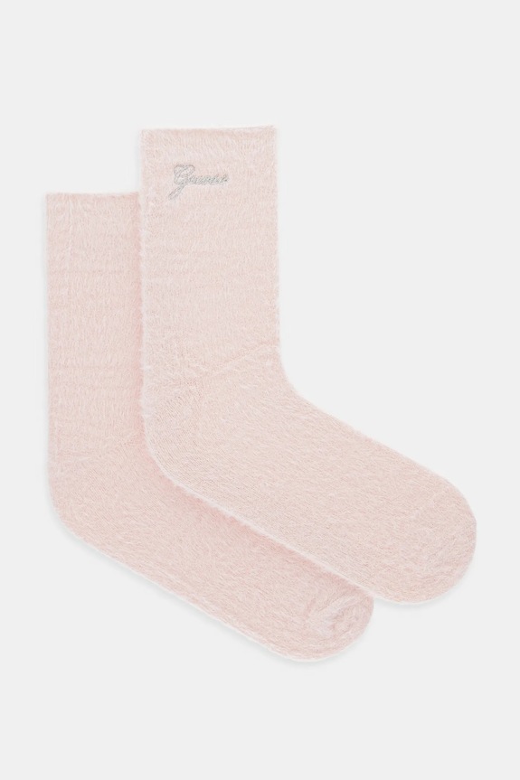 Ponožky Guess FURRY dlouhé ponožky růžová O5BY02.K3890