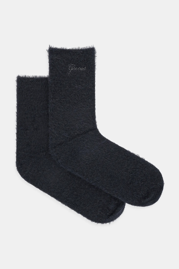Ponožky Guess FURRY dlouhé ponožky černá O5BY02.K3890