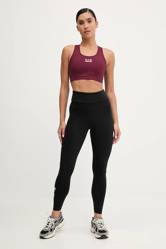Sportske tajice EA7 Emporio Armani pletivo crna AF12625.7W000679