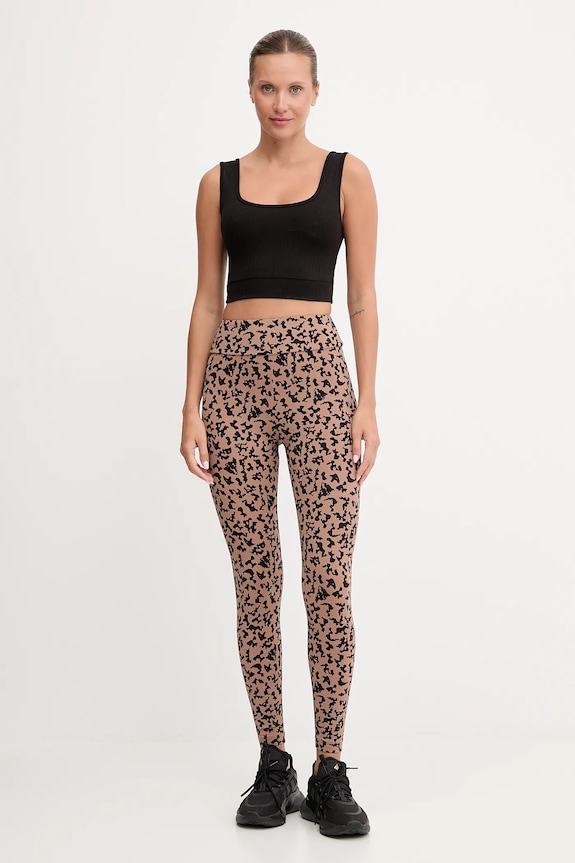 EA7 Emporio Armani leggins de antrenament AF15565.7W000564 maro SS26