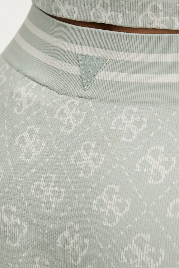 Guess legginsy RHOMBUS zielony V5BB13.K2000
