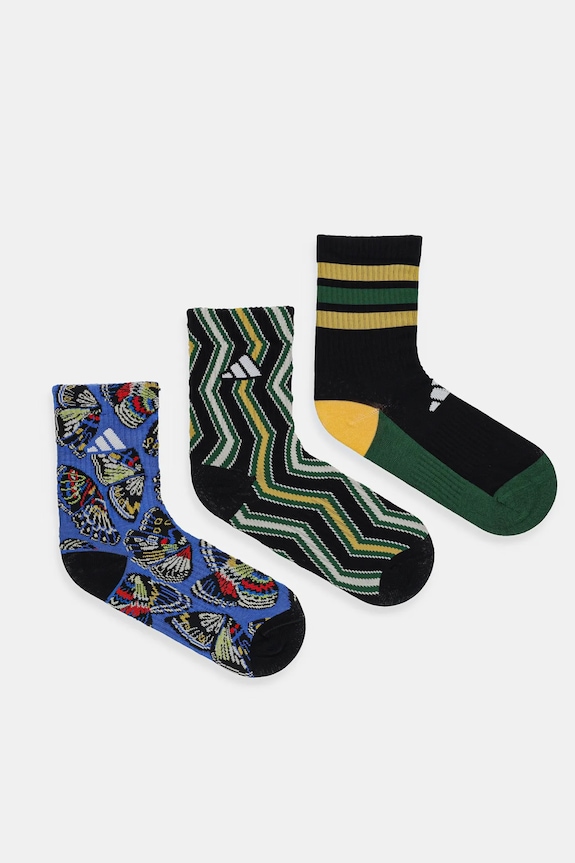 adidas șosete x Farm Rio 3-pack sosete lungi verde JN2675