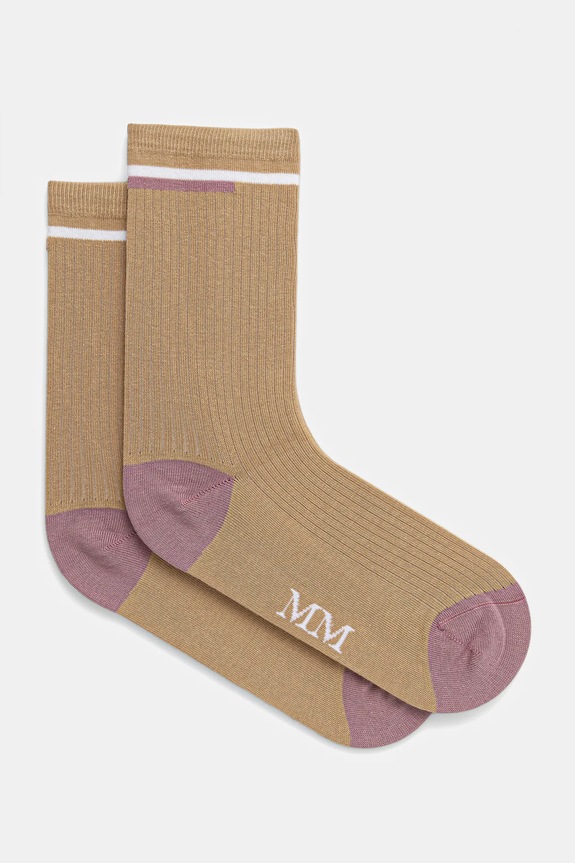 Ponožky MM by Max Mara CARDIFF dlhé ponožky béžová 2526556017600