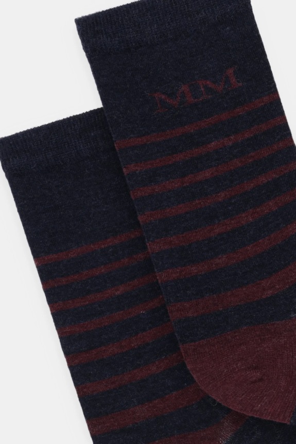 MM by Max Mara skarpetki z domieszką kaszmiru GERSA 2526556018600 granatowy AW25