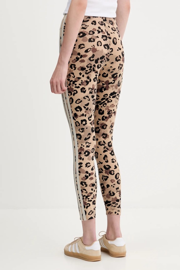 Oblečenie Legíny adidas Animal JM1865 béžová