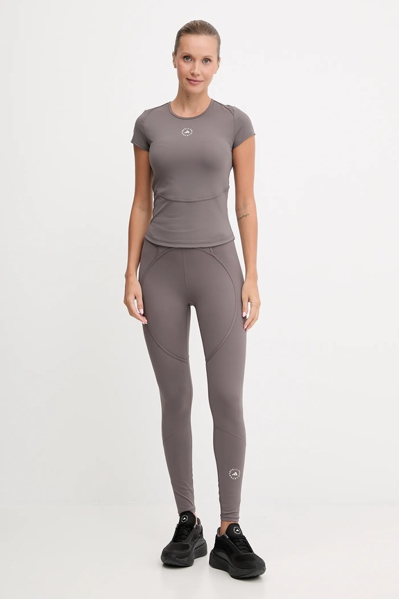 adidas by Stella McCartney leggins de antrenament TruePurpose JM1398 maro AW25