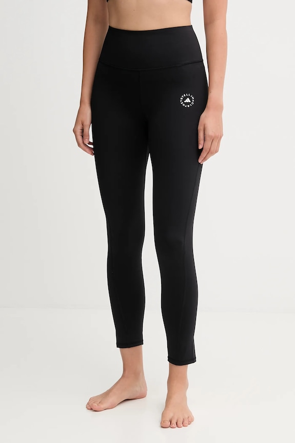 adidas by Stella McCartney legginsy do jogi z elastanem czarny JW2000
