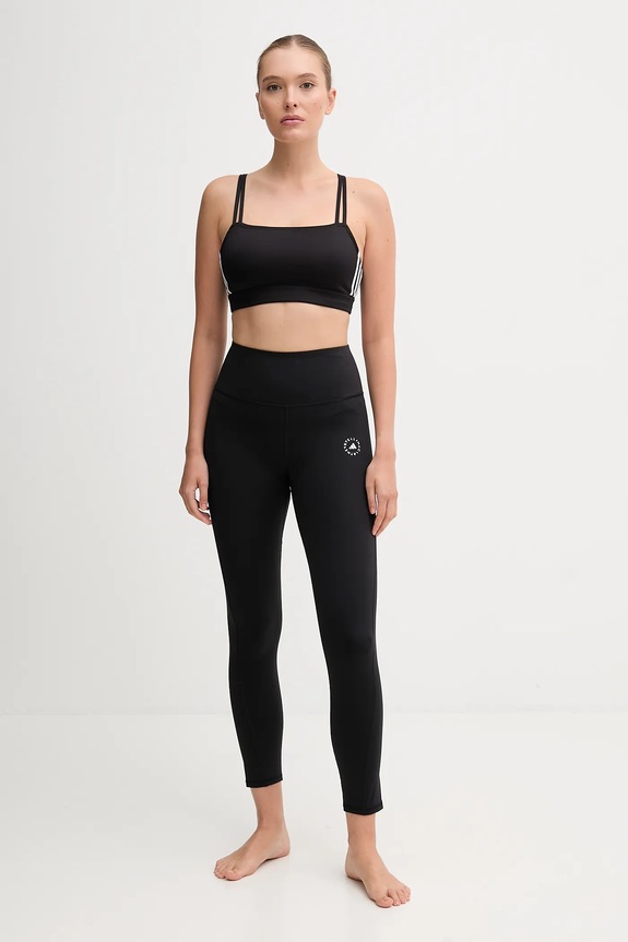 adidas by Stella McCartney legginsy do jogi JW2000 czarny SS26